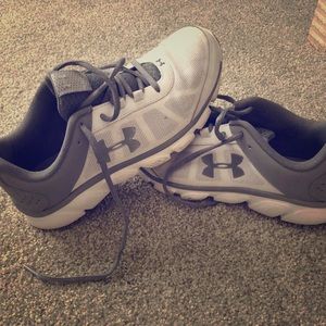 Tennis shoes, worn once.